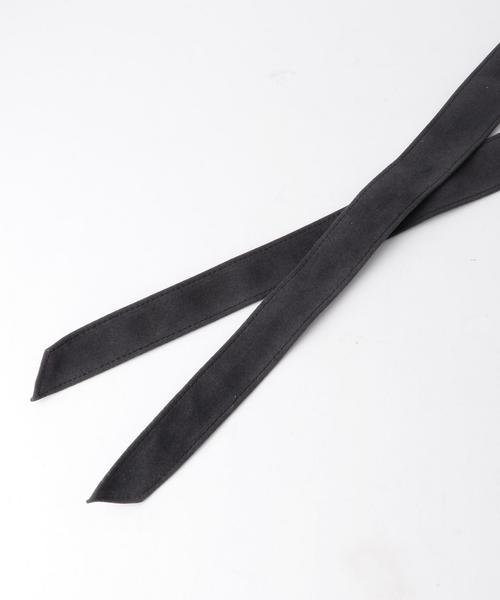 Another Edition（アナザーエディション）の「フェイクスウェードサッシュベルト/AEMFC FKSD Sash BLT（ベルト・レディース・ブラウン/ネイビー・FREE）」の5枚目の写真