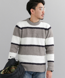 URBAN RESEARCH Sonny Label | Sonny Label シャギーマルチボーダープルオーバー(ニット/セーター)