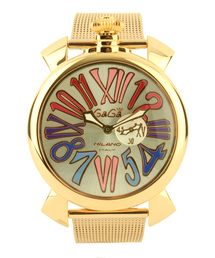 BRILLA per il gusto | GaGa MILANO / MANUALE SLIM GOLD PLATED 5081-1(アナログ腕時計)