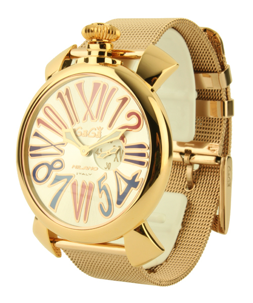 BRILLA per il gusto（ブリッラペルイルグースト）の「GaGa MILANO / MANUALE SLIM GOLD PLATED 5081-1（アナログ腕時計・メンズ・その他1・ONE SIZE）」の2枚目の写真