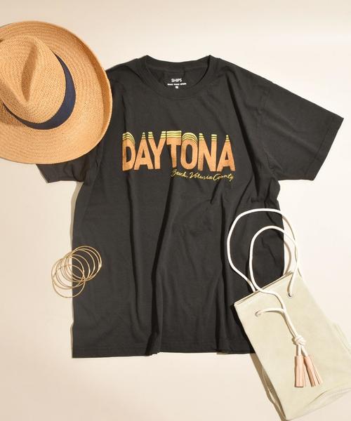 SHIPS（シップス）の「Fellow/DAYTONAプリントTee◇（Tシャツ/カットソー・レディース・ブラック/レッド・ONE SIZE）」の2枚目の写真