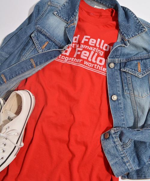 SHIPS（シップス）の「Fellow/DAYTONAプリントTee◇（Tシャツ/カットソー・レディース・ブラック/レッド・ONE SIZE）」の3枚目の写真