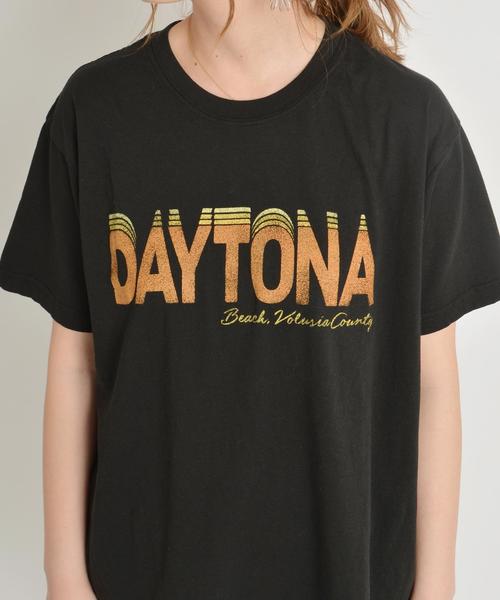 SHIPS（シップス）の「Fellow/DAYTONAプリントTee◇（Tシャツ/カットソー・レディース・ブラック/レッド・ONE SIZE）」の7枚目の写真