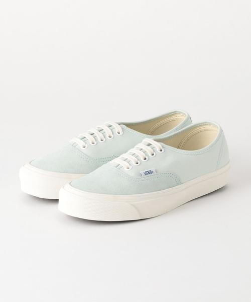 VANS（バンズ）の「＜VANS（バンズ）＞AUTHENTIC スエード×キャンバス オーセンティック スニーカー ◆（スニーカー・レディース・ライトピンク/ライトブルー/クリーム・5/4h/6h/6/5h）」の4枚目の写真