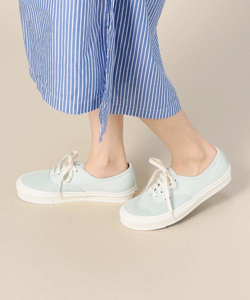 VANS（バンズ）の「＜VANS（バンズ）＞AUTHENTIC スエード×キャンバス オーセンティック スニーカー ◆（スニーカー・レディース・ライトピンク/ライトブルー/クリーム・5/4h/6h/6/5h）」の10枚目の写真