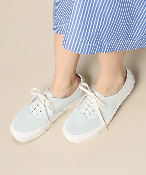 VANS（バンズ）の「＜VANS（バンズ）＞AUTHENTIC スエード×キャンバス オーセンティック スニーカー ◆（スニーカー・レディース・ライトピンク/ライトブルー/クリーム・5/4h/6h/6/5h）」の11枚目の写真