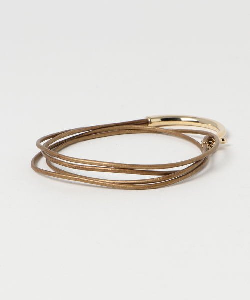 ear PAPILLONNER(イアパピヨネ)の「レザーフックブレスレット(ブレスレット・レディース・シルバー/ターコイズブルー/ホワイト/ブロンズ/その他3・FREE)」の14枚目の写真