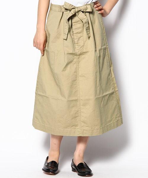 BEAMS BOY（ビームスボーイ）の「BEAMS BOY / ツイル メディカル スカート（スカート・レディース・ホワイト/ベージュ/ブルー/ネイビー・ONE SIZE）」の5枚目の写真