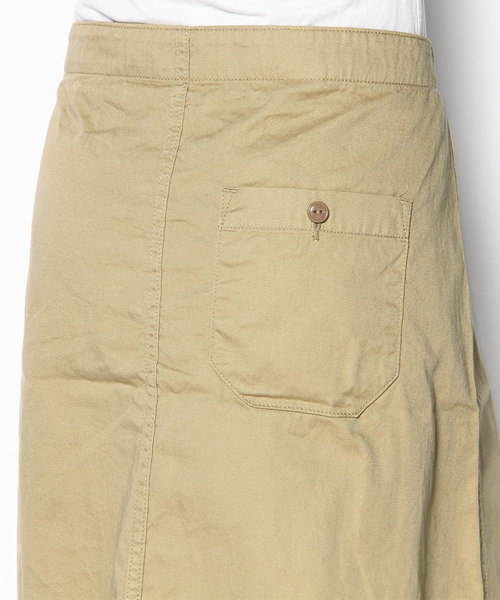 BEAMS BOY（ビームスボーイ）の「BEAMS BOY / ツイル メディカル スカート（スカート・レディース・ホワイト/ベージュ/ブルー/ネイビー・ONE SIZE）」の9枚目の写真