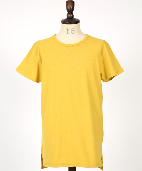 RRD 売れ筋商品|||アールアールディ Tシャツ トップス レディース T-shirts Yellow RD.Ghost】ロング丈Tシャツ（Tシャツ/カットソー）｜RD.Ghost