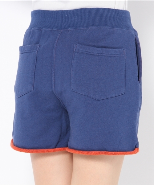 WEGO(ウィゴー)の「配色裏毛ワッペンショートパンツ(その他パンツ・レディース・杢グレー/ネイビー・FREE)」の6枚目の写真