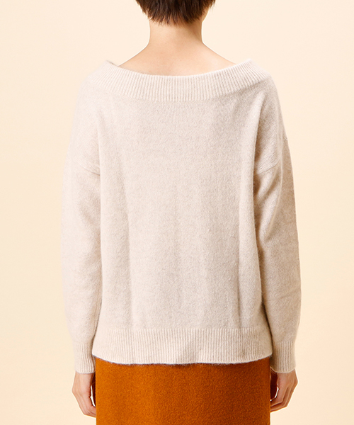 un dix cors（アンディコール）の「ラクーン混Vプルオーバーニット（ニット/セーター・レディース・ライトグレー/ライトブルー/アイボリー/ライラック/ピンク/その他14/ブルー/ライトベージュ/アクア・FREE/ﾌﾘ-）」の13枚目の写真