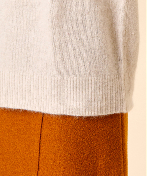 un dix cors（アンディコール）の「ラクーン混Vプルオーバーニット（ニット/セーター・レディース・ライトグレー/ライトブルー/アイボリー/ライラック/ピンク/その他14/ブルー/ライトベージュ/アクア・FREE/ﾌﾘ-）」の15枚目の写真