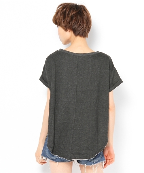 DANCE LB-03（ダンス エルビー・ゼロスリー）の「worl　Ｓ丈Ｔシャツ（Tシャツ/カットソー・レディース・ブラック系/グレー系2/ネイビー系・FREE）」の5枚目の写真