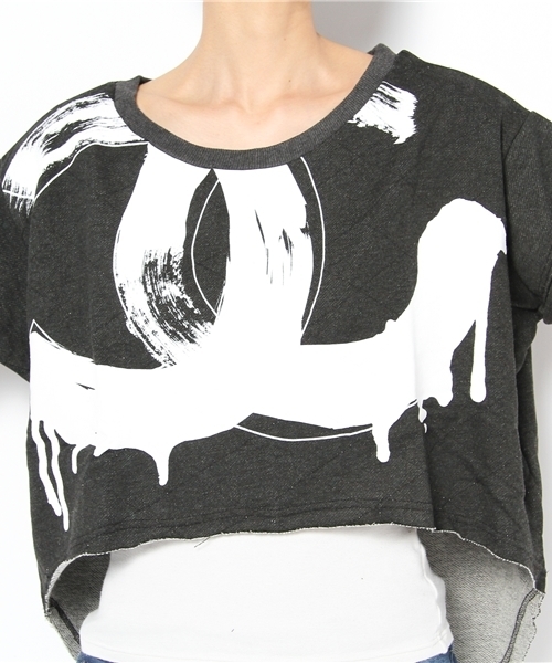 DANCE LB-03（ダンス エルビー・ゼロスリー）の「worl　Ｓ丈Ｔシャツ（Tシャツ/カットソー・レディース・ブラック系/グレー系2/ネイビー系・FREE）」の8枚目の写真