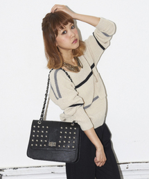 MAJESTIC LEGON | あぜ編みボーダーＰＯ(ニット/セーター)