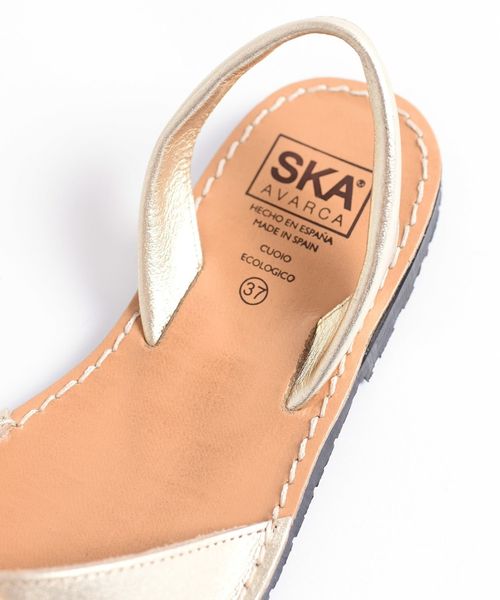 SHIPS（シップス）の「SKA：クロスアバルカサンダル◇（サンダル・レディース・ゴールド・35/36/37/38）」の5枚目の写真