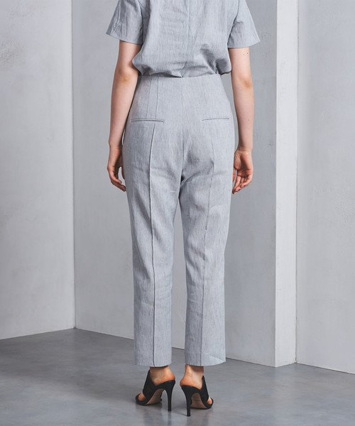 新品 UBCカラーシャンブレースリムパンツ UNITED ARROWS(2955 UNITED ARROWS（ユナイテッドアローズ）の「○UBCB L/P
