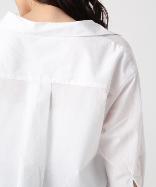 BLISS POINT（ブリスポイント）の「【Sサイズ展開】リネンコンスキッパーシャツ７分袖/795436（シャツ/ブラウス・レディース・ネイビー/その他1/ライトグリーン/ホワイト/パープル・LARGE/MEDIUM/SMALL）」の20枚目の写真