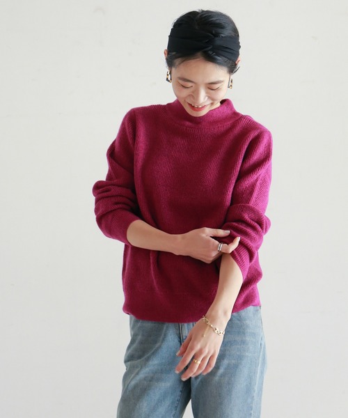 ノンブルアンペール NOMBRE IMPAIR ウール100%ヘアリーニット ノンブルアンペール NOMBRE IMPAIR ウール100%ヘアリーニット