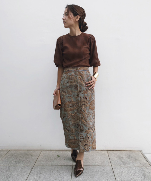 Ameri（アメリ）の「RETRO PUFF MINI KNIT（ニット/セーター