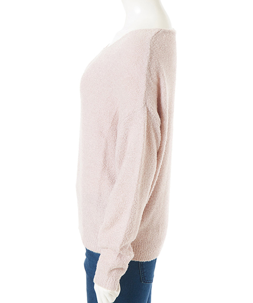 fifth（フィフス）の「Vネックプードルニット（ニット/セーター・レディース・ホワイト/ベージュ/ラベンダー/グレー・MEDIUM）」の13枚目の写真