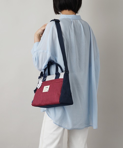 moz（モズ）の「moz(モズ) 2way ショルダーバッグ ZZEI-03 /トートバッグ（ショルダーバッグ・レディース・ブラック/ネイビー/ブルー系その他/オレンジ系その他/トリコロール/ブラック×ゴールド/ブルー/ブラウン系その他/グレー系その他2/ミント・ONE SIZE）」の13枚目の写真