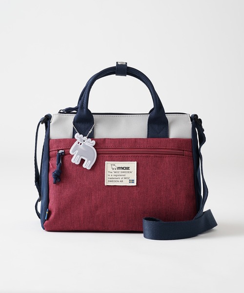 moz（モズ）の「moz(モズ) 2way ショルダーバッグ ZZEI-03 /トートバッグ（ショルダーバッグ・レディース・ブラック/ネイビー/ブルー系その他/オレンジ系その他/トリコロール/ブラック×ゴールド/ブルー/ブラウン系その他/グレー系その他2/ミント・ONE SIZE）」の19枚目の写真