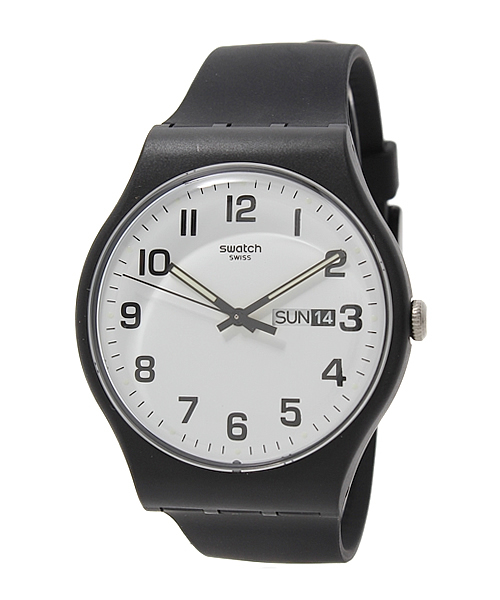 BEAUTY&YOUTH UNITED ARROWS(ビューティーアンドユースユナイテッドアローズ)の「<SWATCH> N/GENTTWICEAGAIN(アナログ腕時計・メンズ・ブラック・ONE)」の1枚目の写真