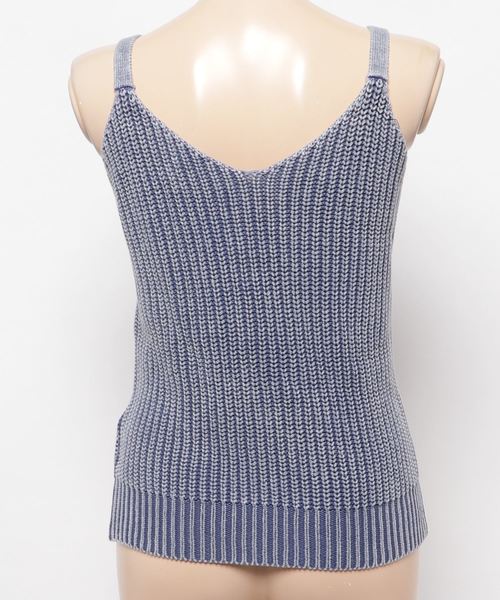 ENVYM（アンビー）の「ダブルケーブルＳ／Ｗ ＫＮＩＴ ＴＴ（タンクトップ・レディース・ベージュ/ネイビー/カーキ/ピンク/グレー・FREE）」の8枚目の写真