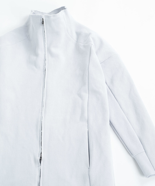 OURET（オーレット）の「硫化染ドビーストレッチ スタンドカラーロングコート（その他アウター・メンズ・ホワイト系その他/ブラック/グリーン系その他・2/3/1）」の6枚目の写真