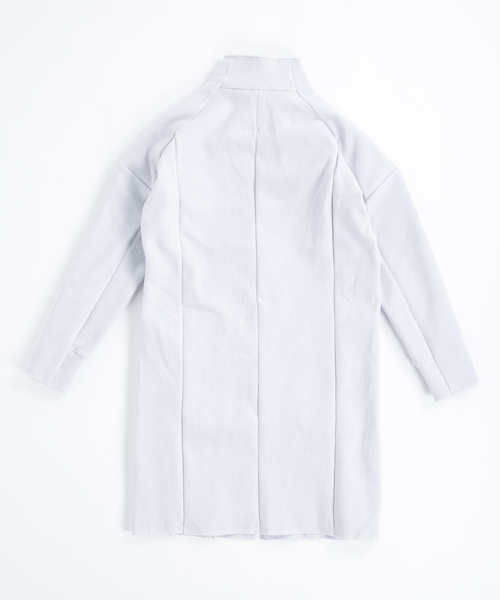 OURET（オーレット）の「硫化染ドビーストレッチ スタンドカラーロングコート（その他アウター・メンズ・ホワイト系その他/ブラック/グリーン系その他・2/3/1）」の10枚目の写真