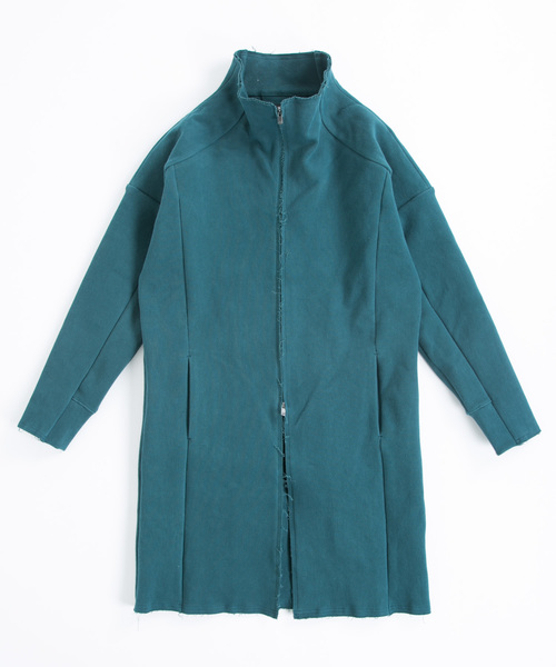 OURET（オーレット）の「硫化染ドビーストレッチ スタンドカラーロングコート（その他アウター・メンズ・ホワイト系その他/ブラック/グリーン系その他・2/3/1）」の14枚目の写真