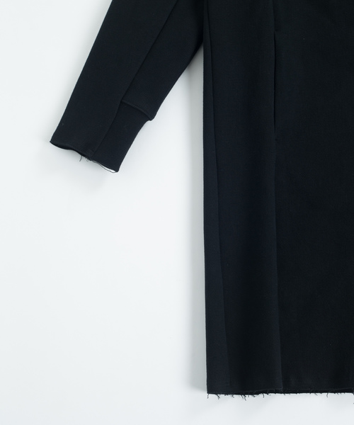 OURET（オーレット）の「硫化染ドビーストレッチ スタンドカラーロングコート（その他アウター・メンズ・ホワイト系その他/ブラック/グリーン系その他・2/3/1）」の22枚目の写真