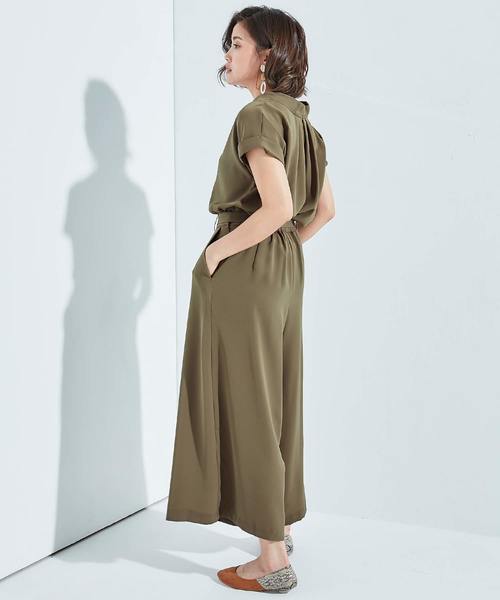 OSYAREVO(オシャレボ)の「さらさらストレッチパンツ(その他パンツ・レディース・カーキ/ブラック・38)」の10枚目の写真