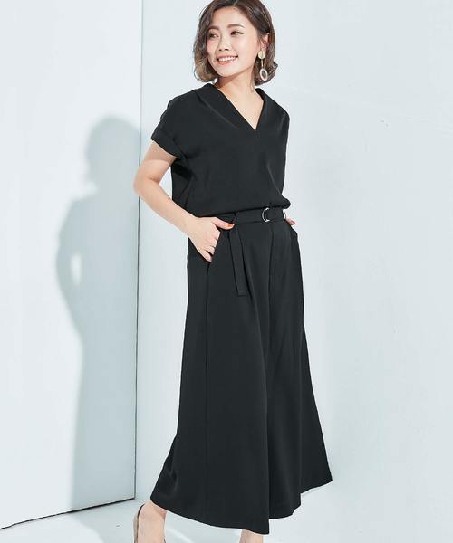 OSYAREVO(オシャレボ)の「さらさらストレッチパンツ(その他パンツ・レディース・カーキ/ブラック・38)」の13枚目の写真