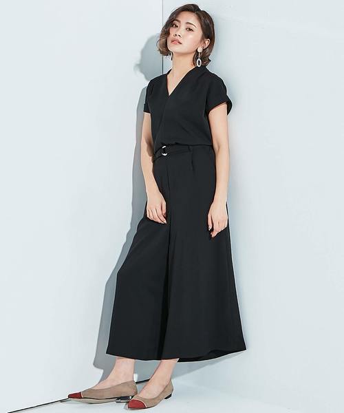 OSYAREVO(オシャレボ)の「さらさらストレッチパンツ(その他パンツ・レディース・カーキ/ブラック・38)」の14枚目の写真