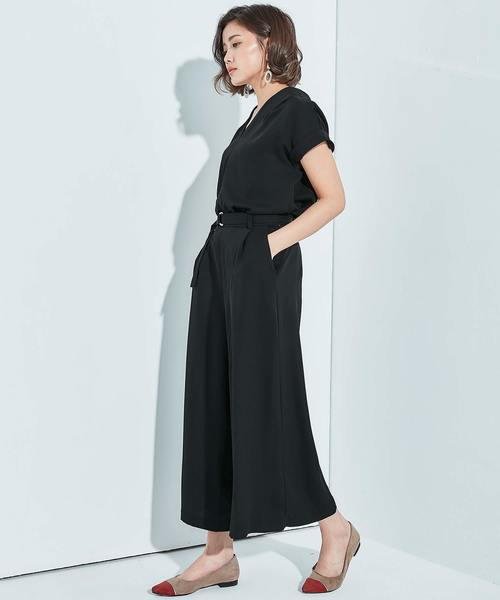 OSYAREVO(オシャレボ)の「さらさらストレッチパンツ(その他パンツ・レディース・カーキ/ブラック・38)」の17枚目の写真