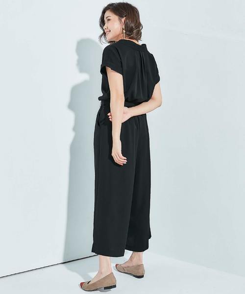 OSYAREVO(オシャレボ)の「さらさらストレッチパンツ(その他パンツ・レディース・カーキ/ブラック・38)」の18枚目の写真