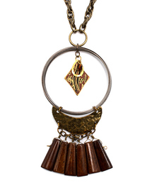 goa | AG×ウッドネイティブビッグヘッドネックレス(ネックレス)