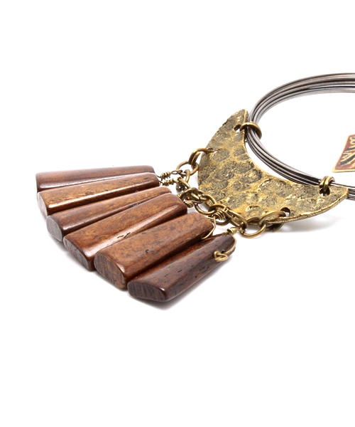 goa（ゴア）の「AG×ウッドネイティブビッグヘッドネックレス（ネックレス・メンズ・その他・FREE）」の3枚目の写真