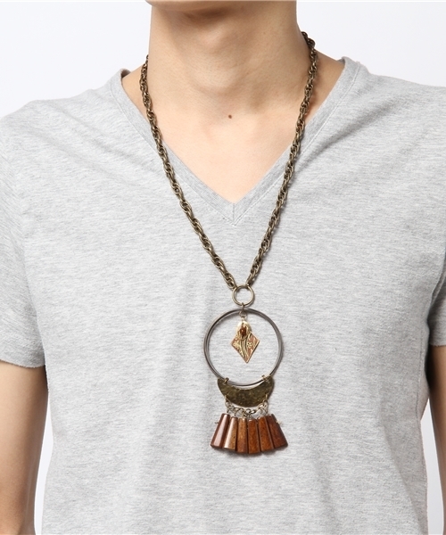 goa（ゴア）の「AG×ウッドネイティブビッグヘッドネックレス（ネックレス・メンズ・その他・FREE）」の6枚目の写真