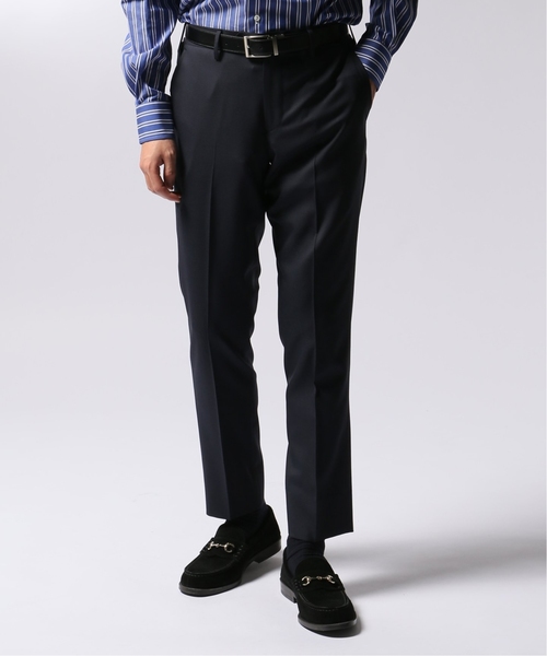 EDIFICE（エディフィス）の「FUNCTION MOBILE SUPER120s ウール パンツ（その他パンツ・メンズ・グレー/チャコールグレー/ブルー系その他/ネイビー・46/44/48/50）」の4枚目の写真