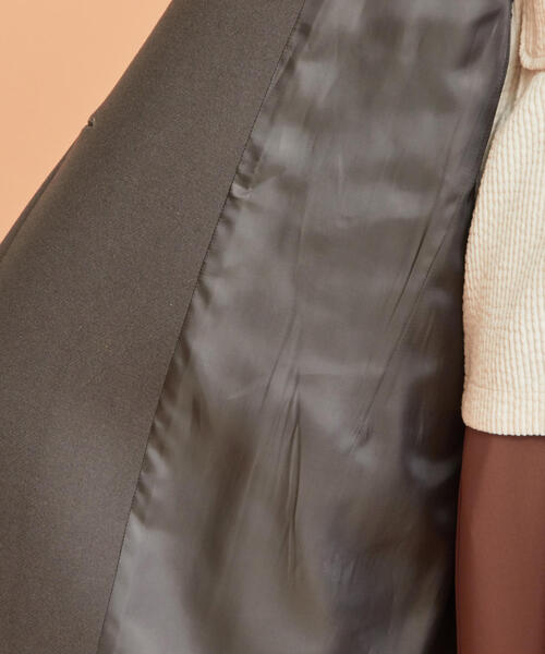 BEAUTY&YOUTH UNITED ARROWS(ビューティーアンドユースユナイテッドアローズ)の「BY∴ メルトンスタンドカラーベルトコートо(その他アウター・レディース・ダークグリーン/ベージュ・MEDIUM/SMALL)」の13枚目の写真