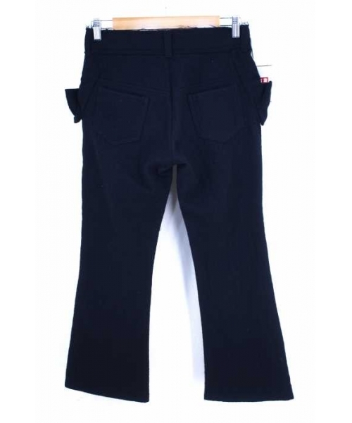 ジュンヤワタナベ 2003 FW ウール縮絨パンツ リボン