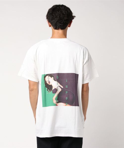 Lonely Hearts(ロンリーハーツ)の「LONELY(論理)/ロンリー/SHOUWA BITCH T-Shirts(Tシャツ/カットソー)」|ホワイト