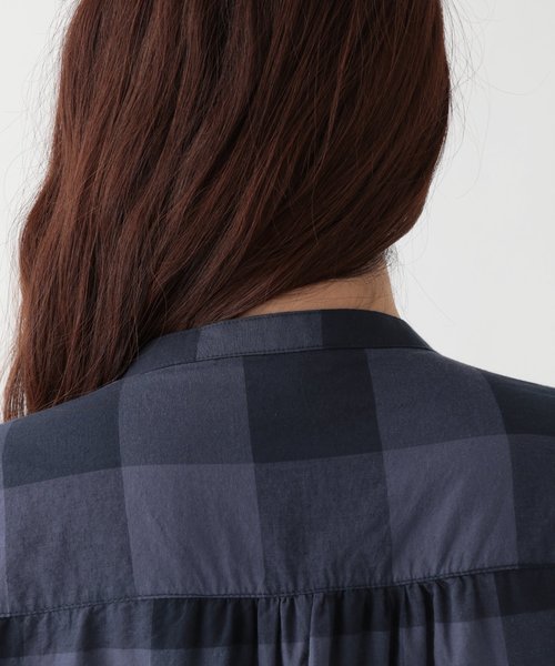 studio CLIP（スタディオクリップ）の「ワッシャースタンドシャツチュニック（シャツ/ブラウス・レディース・ライトグレー/グレー/その他1・FREE）」の7枚目の写真