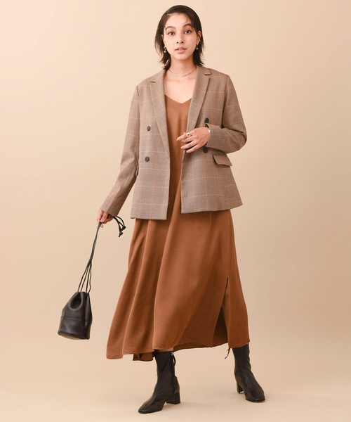 日本最大のブランド のamerican アメリカンラグシー Rag Rag チェック Cie American Cie アメリカンラグシー のファッション ダブルブレストテーラードジャケット テーラードジャケット ジャケット アウター Rag