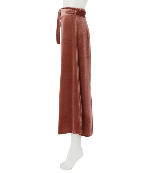 MURUA（ムルーア）の「ベロアマーメイドスカート（スカート・レディース・ブラウン/カーキ/ピンク・FREE）」の10枚目の写真