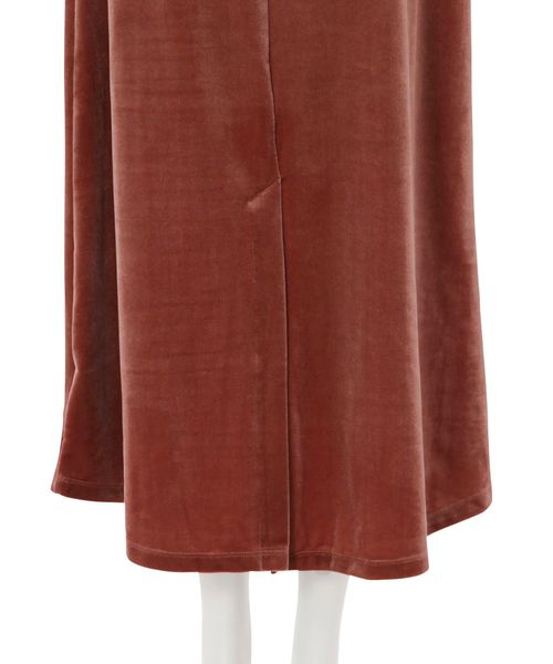 MURUA（ムルーア）の「ベロアマーメイドスカート（スカート・レディース・ブラウン/カーキ/ピンク・FREE）」の12枚目の写真